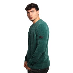 maglione peuterey UOMO VERDE 689 - SIRONI 01 - PEU5623 vista laterale