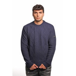 maglione peuterey UOMO BLU 215 - DONAN - PEU5574 vista frontale