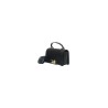 borsa marc ellis DONNA BLACK E LIGHT GOLD - FLAT SQUARE S vista laterale