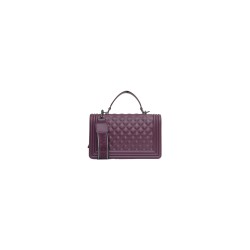 borsa marc ellis DONNA PORPORA E ARGENTO PURPLE/BRUSH CDF - FLAT SQUARE M vista posteriore