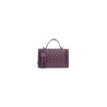 borsa marc ellis DONNA PORPORA E ARGENTO PURPLE/BRUSH CDF - FLAT SQUARE M vista posteriore