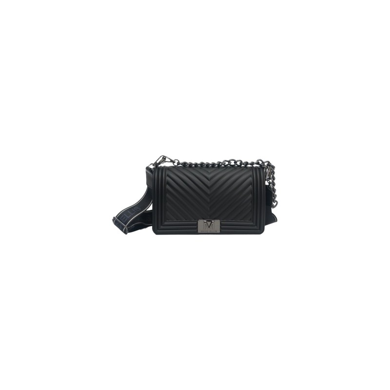 borsa marc ellis DONNA BLACK E CDF - FLAT M_25 vista frontale