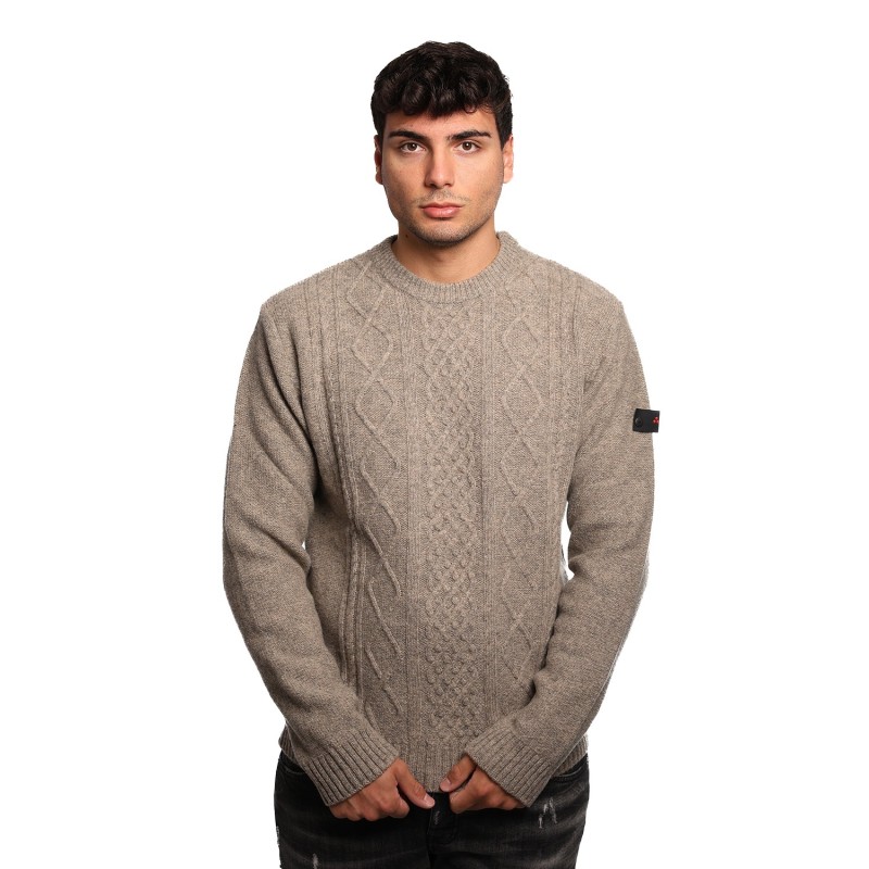 maglione peuterey UOMO GRIGIO 393 - DONAN - PEU5574 vista frontale