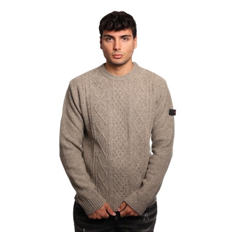 maglione peuterey UOMO GRIGIO 393 - DONAN - PEU5574 vista frontale