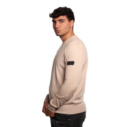 maglioncino peuterey UOMO BEIGE CHIARO 388 - EXMOOR 07 - PEU5611 vista laterale
