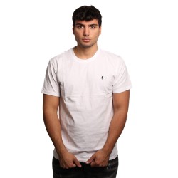 t-shirt polo ralph lauren UOMO WHITE - 714844756004 vista frontale