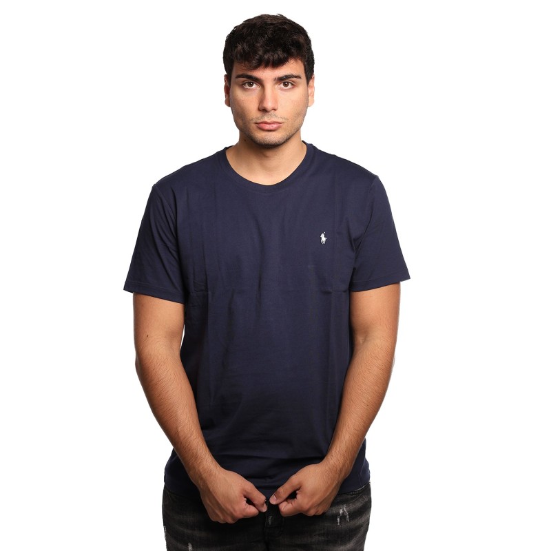 t-shirt polo ralph lauren UOMO NAVY - 714844756002 vista frontale