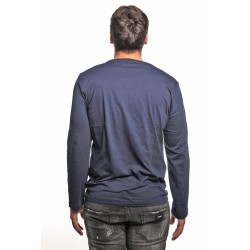 t-shirt polo ralph lauren UOMO NAVY - 714844759002 vista posteriore