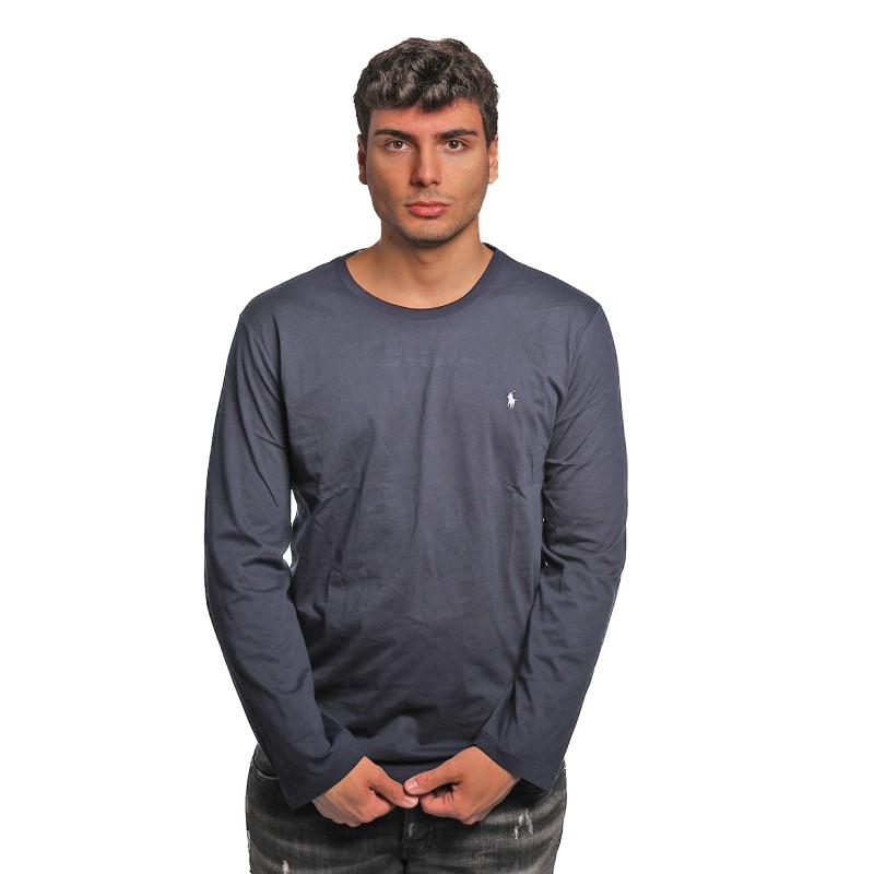 t-shirt polo ralph lauren UOMO NAVY - 714844759002 vista frontale