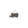 borsa marc ellis DONNA MARRONE E ORO COCOA/LIGHT GOLD - FLAT SQUARE S vista frontale