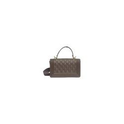 borsa marc ellis DONNA MARRONE E ORO COCOA/LIGHT GOLD - FLAT SQUARE S vista posteriore