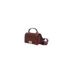 borsa marc ellis DONNA ROSSA E ORO RED DAHLIA/LIGHT GOLD - FLAT SQUARE S vista laterale