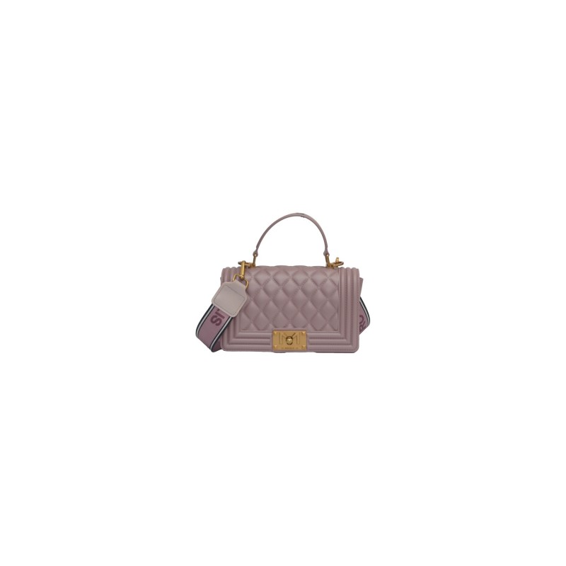 borsa marc ellis DONNA ASH ROSE E RAME - FLAT SQUARE S vista frontale