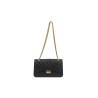 borsa marc ellis DONNA BLACK E LIGHT GOLD - FLAT FALCON M vista frontale