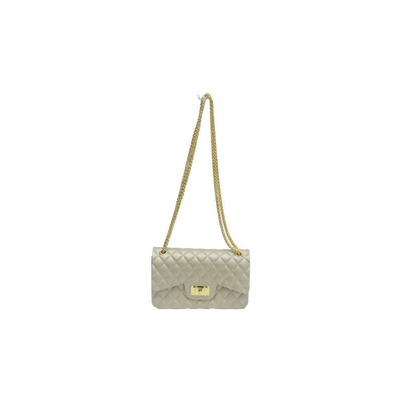 borsa marc ellis DONNA TORTORA E ORO TAUPE/LIGHT GOLD - FLAT FALCON S vista frontale