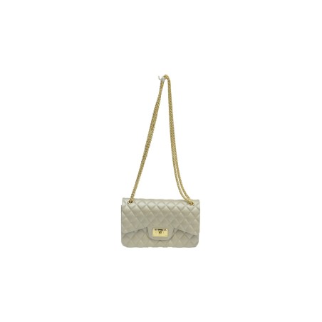 borsa marc ellis DONNA TORTORA E ORO TAUPE/LIGHT GOLD - FLAT FALCON S vista frontale