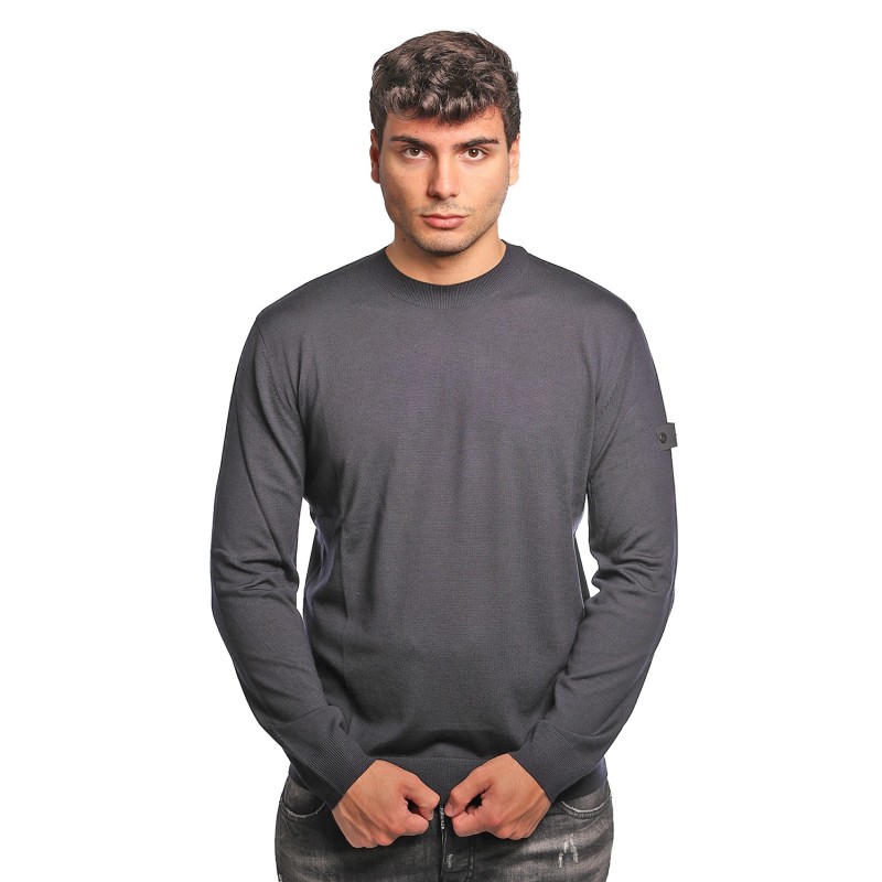 maglioncino peuterey UOMO BLU 215 - THERA - PEU5636 vista frontale