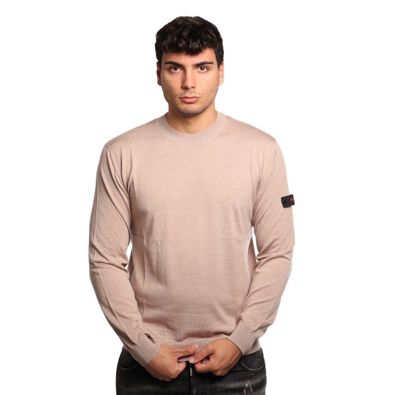 maglioncino peuterey UOMO BEIGE 869 - THERA - PEU5636 vista frontale