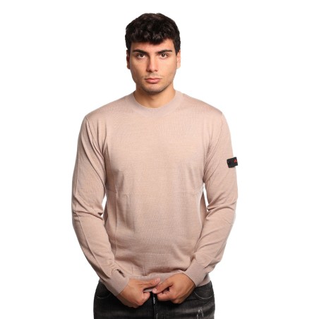 maglioncino peuterey UOMO BEIGE 869 - THERA - PEU5636 vista frontale