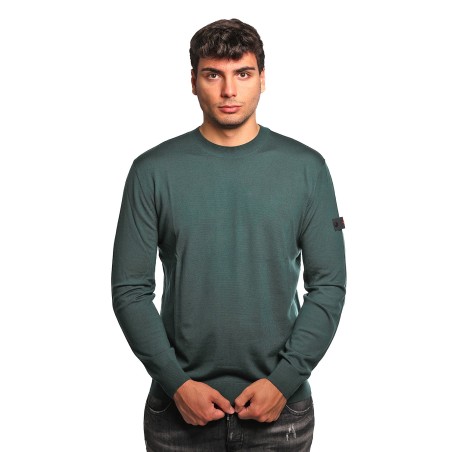 maglioncino peuterey UOMO VERDE 687 - THERA - PEU5636 vista frontale