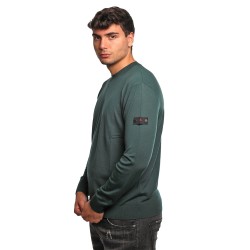 maglioncino peuterey UOMO VERDE 687 - THERA - PEU5636 vista laterale