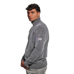 maglione peuterey UOMO BLU 215 - PRAMPOLINI - PEU5259 vista laterale