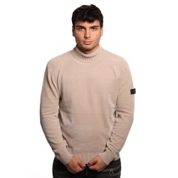 maglione peuterey UOMO BEIGE 736 - PRAMPOLINI - PEU5259 vista frontale