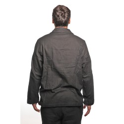 pigiama polo ralph lauren UOMO BLACK - 714982503002 vista camicia posteriore