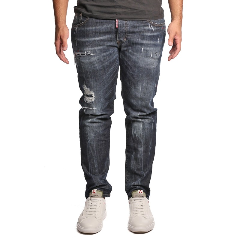 jeans g2firenze UOMO BLU SCURO - ICONIC G2 vista frontale
