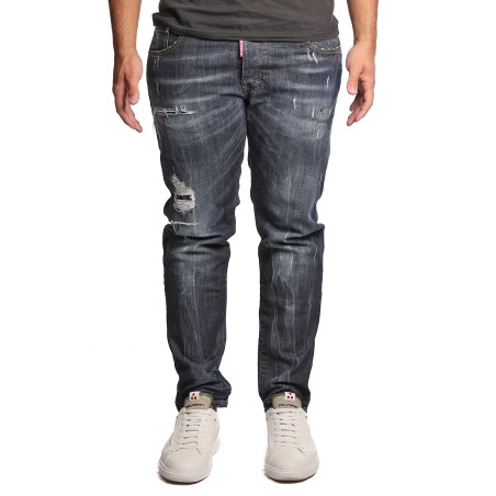 jeans g2firenze UOMO BLU SCURO - ICONIC G2 vista frontale