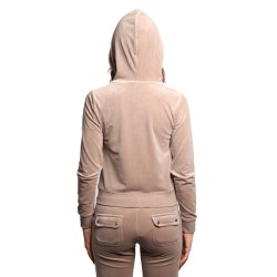 felpa juicy couture DONNA BEIGE FUNGI - VEJB70001WPFJ07 vista posteriore