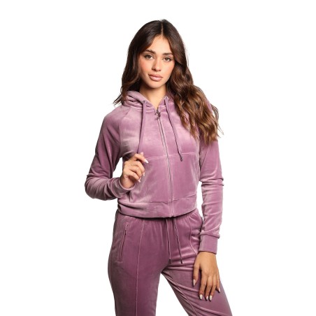 felpa juicy couture DONNA VIOLA PURPLE GUMDROP - VIJH70698WPFPG4 vista frontale