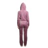felpa juicy couture DONNA VIOLA PURPLE GUMDROP - VIJH70698WPFPG4 vista completo posteriore