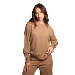 maglioncino jijil DONNA 0925 CAMEL - JPI25MK012 vista frontale