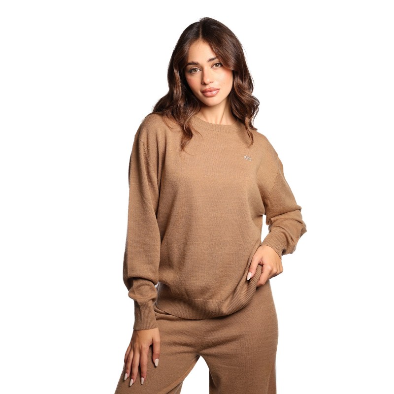 maglioncino jijil DONNA 0925 CAMEL - JPI25MK012 vista frontale