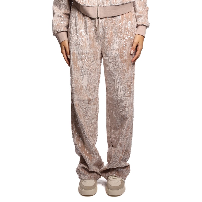 pantalone a palazzo guess DONNA ROSA CHIARO G1FU - V5BB01K1922 vista frontale