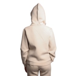 felpa john richmond DONNA BEIGE CHIARO WHITE CAP - UWA25147FE vista posteriore