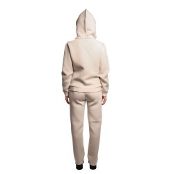 felpa john richmond DONNA BEIGE CHIARO WHITE CAP - UWA25147FE vista completo posteriore