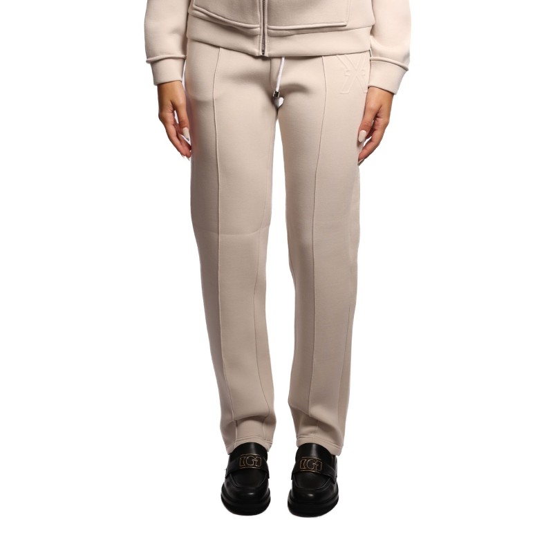 pantalone john richmond DONNA BEIGE CHIARO WHITE CAP - UWA25148PA vista frontale