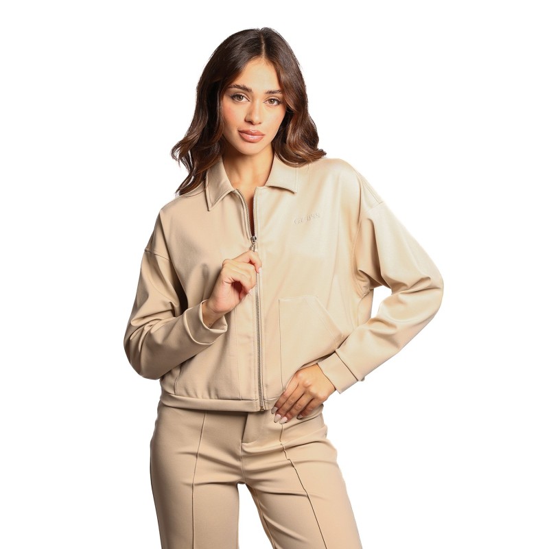 giacca guess DONNA BEIGE G1DR - V5YL08KCX42 vista frontale