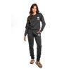 felpa moschino DONNA NERA 0555 - V6A1705 - 4413 vista completo frontale