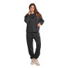 pantalone tuta moschino DONNA NERO 0555 - V6A6808 - 4418 vista completo frontale