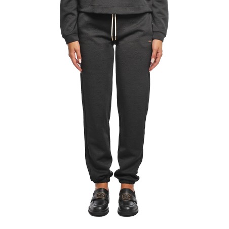 pantalone tuta guess DONNA NERO FJ8A - V5YB06KBSL2 vista frontale
