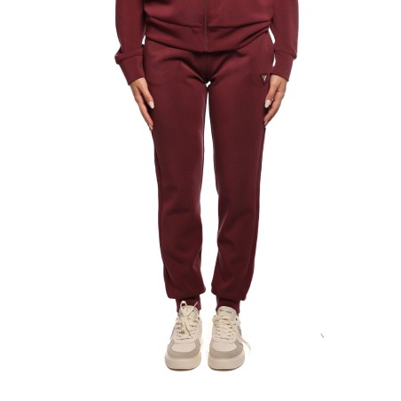 pantalone tuta guess DONNA BORDEAUX G4P2 - V4YB08KCAY2 vista frontale