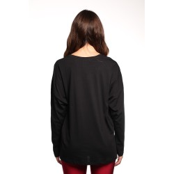 t-shirt kostum°1 DONNA NERA - KI25109 vista posteriore