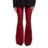 pantalone a zampa kostumn°1 DONNA BORDEAUX - KI2508 vista frontale