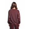 felpa jijil DONNA BORGOGNA 1501 WINE - JPI25FP390 vista posteriore