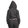 felpa moschino DONNA NERA 0555 - V6A1702 - 4424 vista posteriore