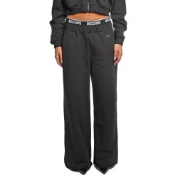 pantalone tuta moschino DONNA NERO 0555 - V6A6802 - 4424 vista frontale