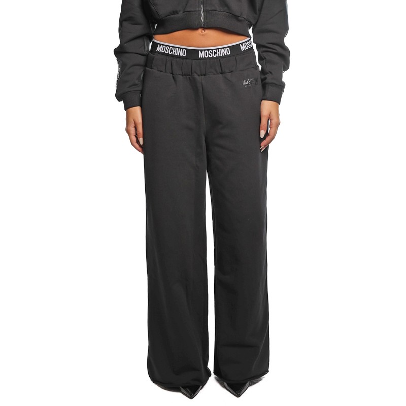 pantalone tuta moschino DONNA NERO 0555 - V6A6802 - 4424 vista frontale
